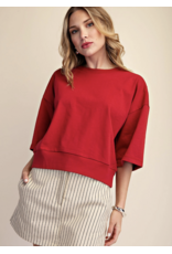 Willa Rib Band Pullover