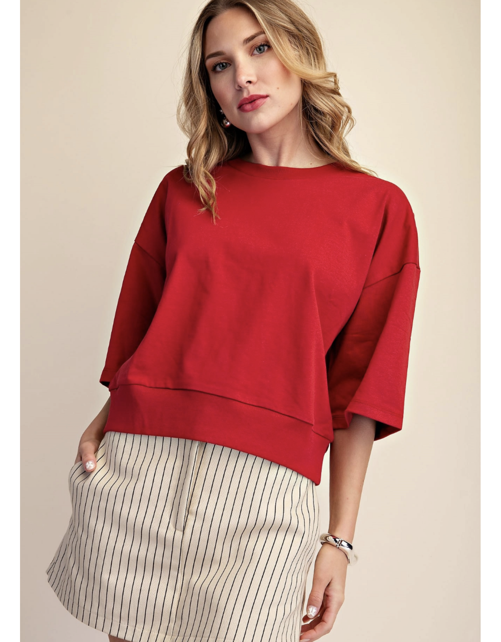 Willa Rib Band Pullover