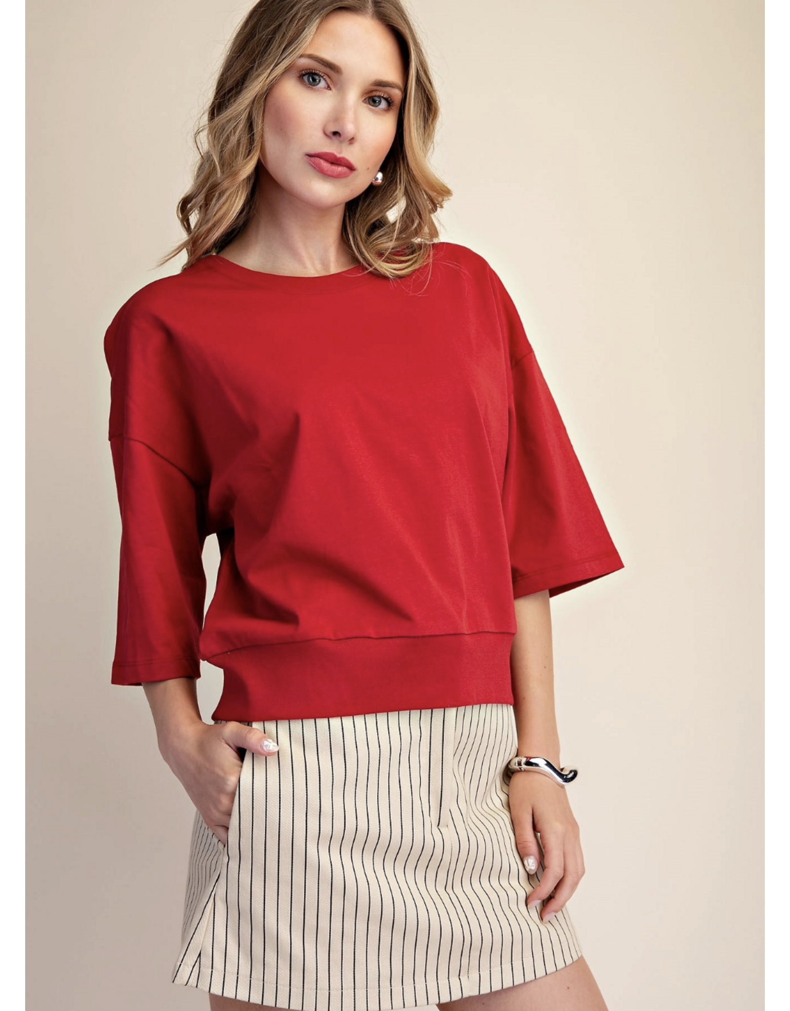 Willa Rib Band Pullover
