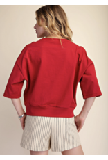 Willa Rib Band Pullover