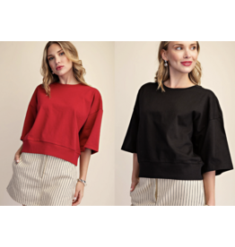 Willa Rib Band Pullover