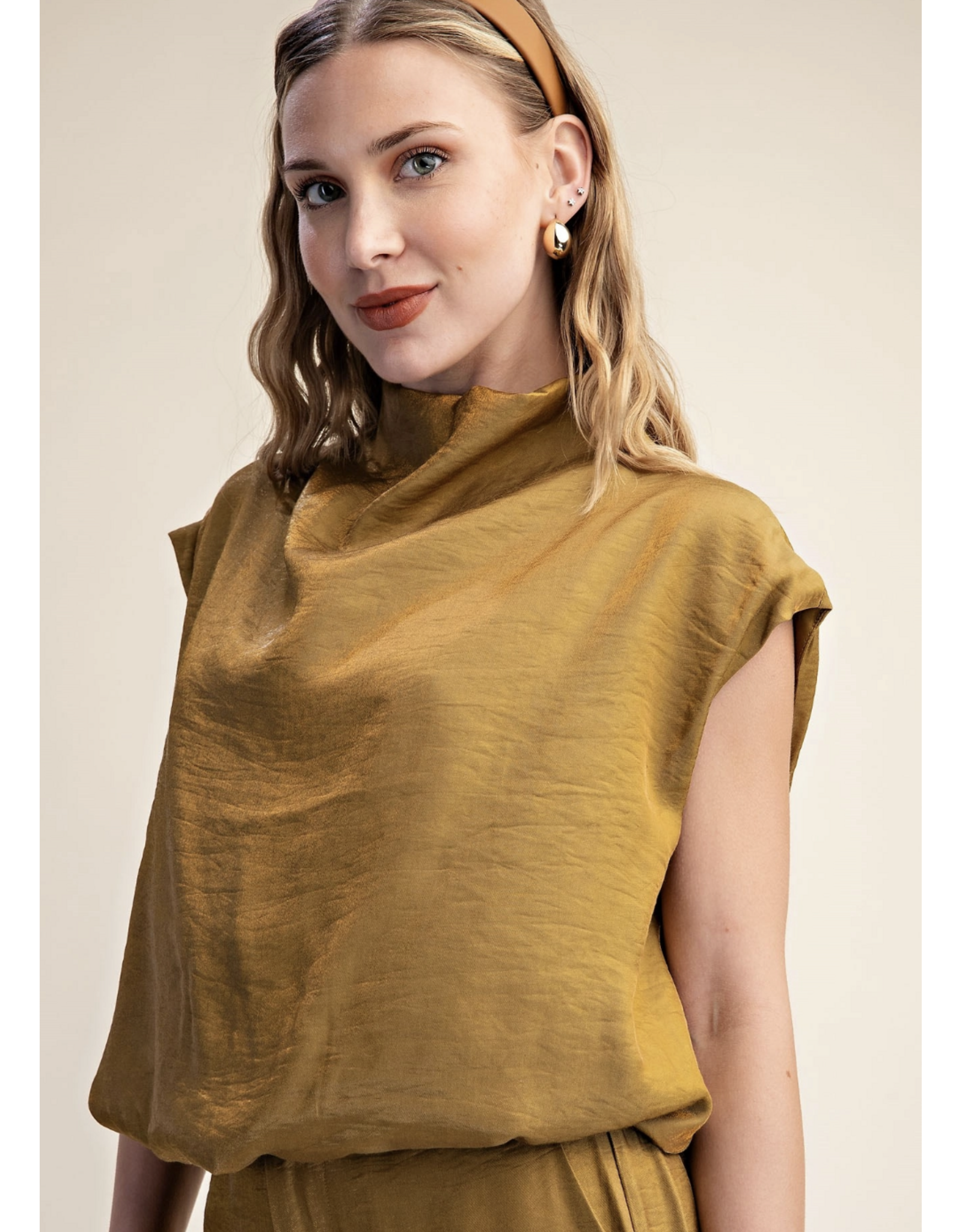 Wesley High Neck Blouse