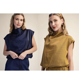 Wesley High Neck Blouse