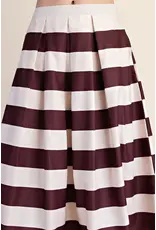 Winslow Brown Stripe Skirt