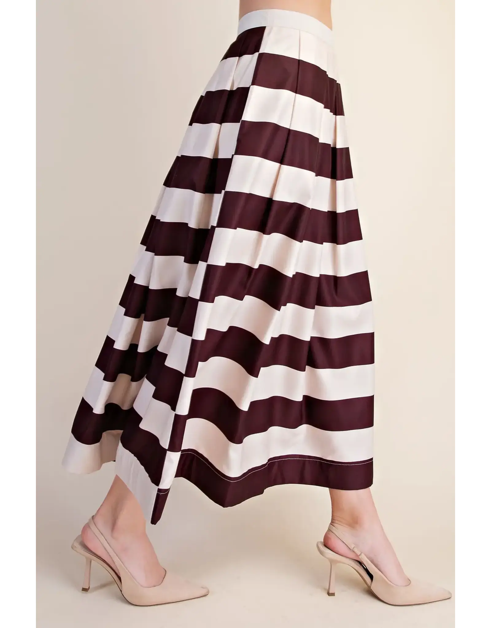 Winslow Brown Stripe Skirt