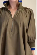 Wilhelmina Fab Flow Olive Blouse
