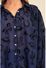 Willie Western Flow Blouse