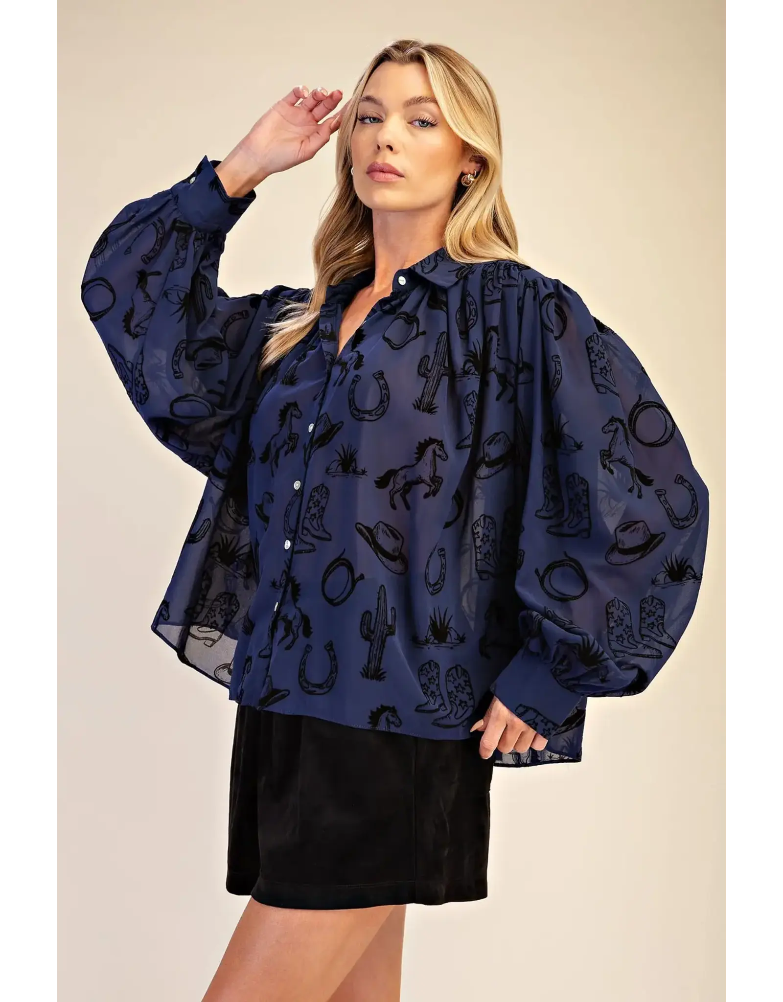 Willie Western Flow Blouse