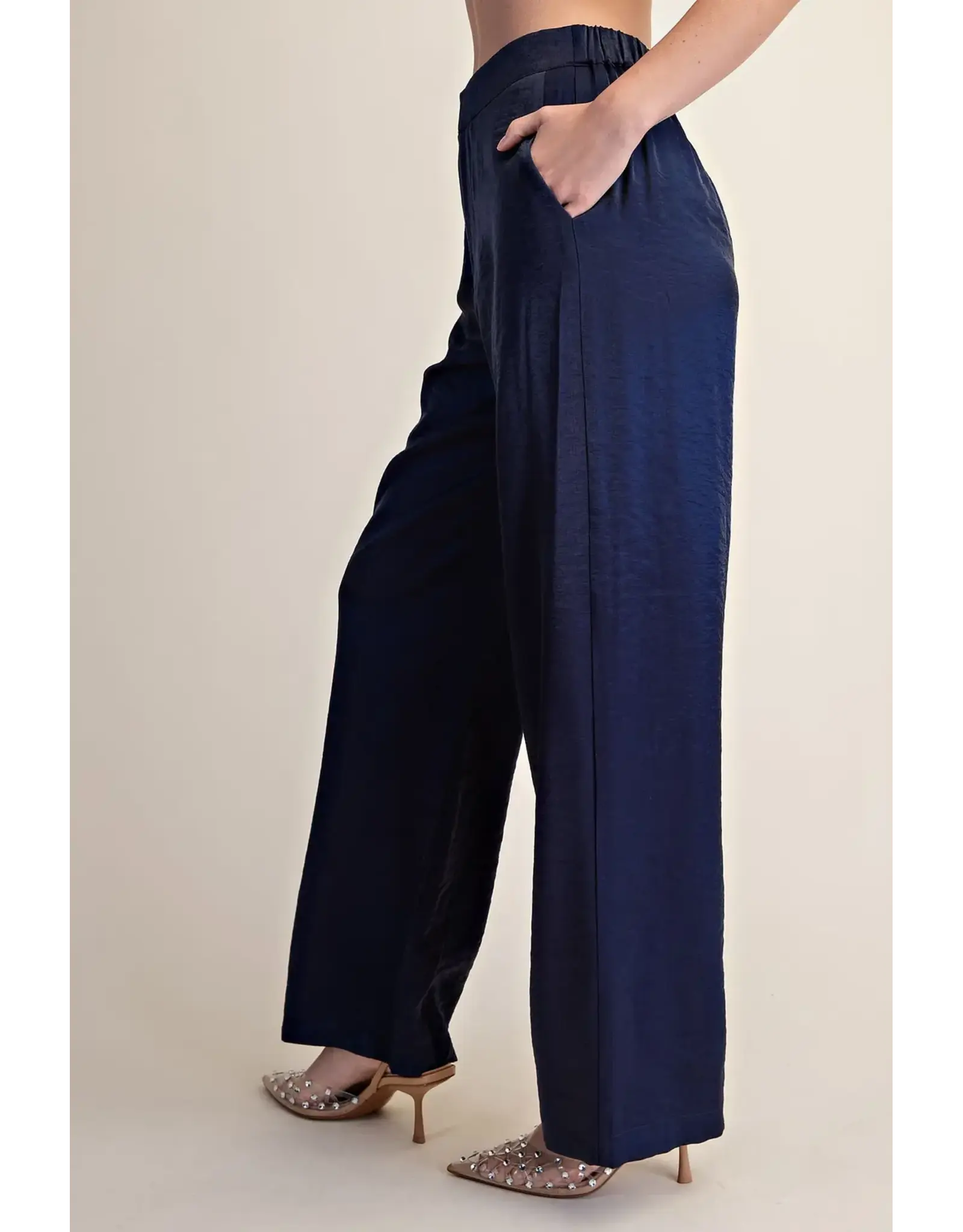 Wesley Structured Silky Pant