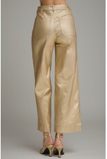 Melinda Metallic Gold Pants