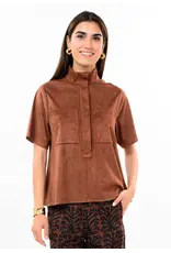 Ivy Jane Ivy Jane Suede Swing Top Brown
