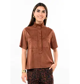 Ivy Jane Ivy Jane Suede Swing Top Brown