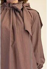 Waylon Whispy Brown Dress