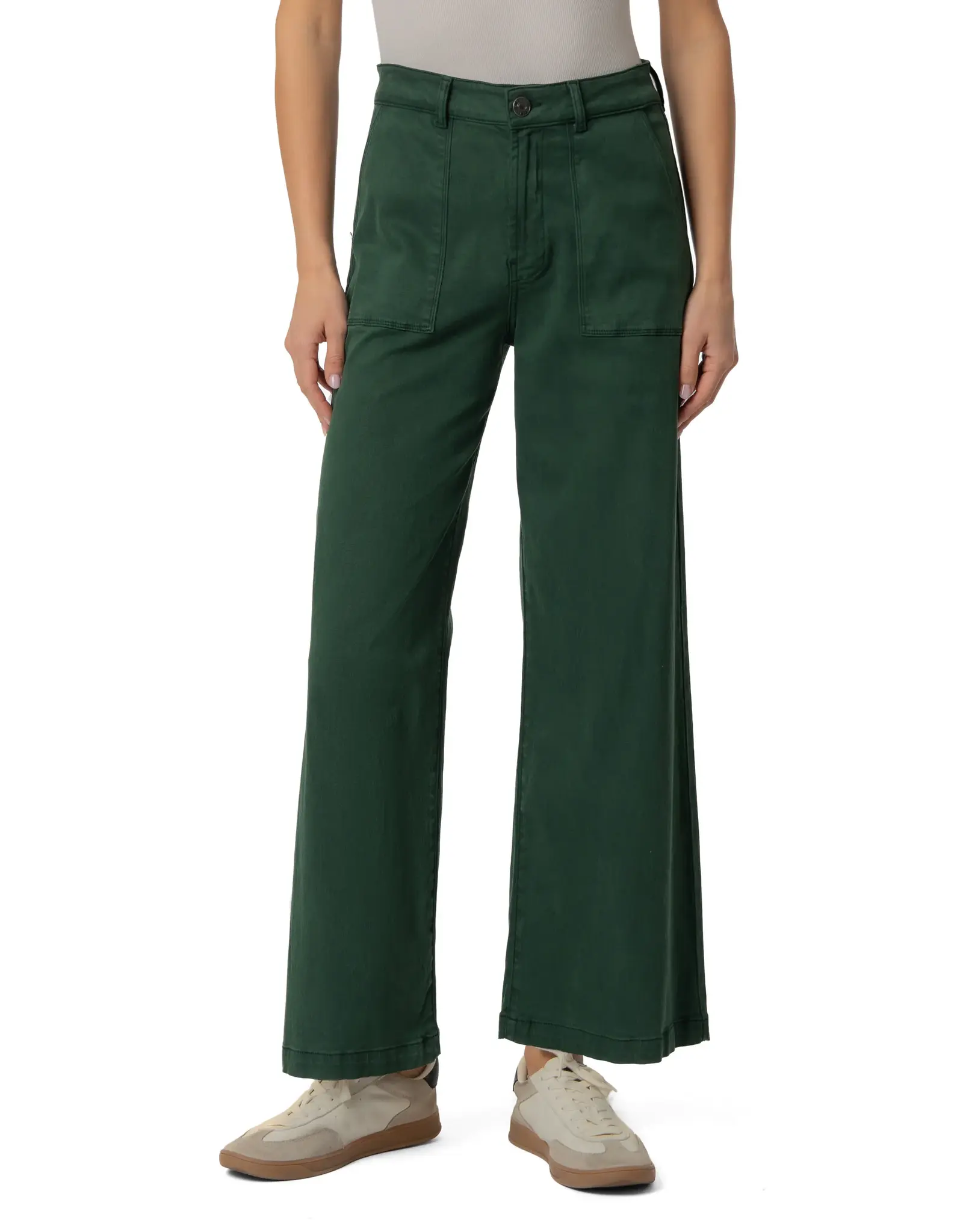 Kut from the Kloth / STS Blue KUT Meg High Rise Wide Leg pant w/ Double Flap Pocket Evergreen