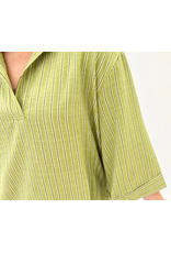 Winston Olive Stripe Top