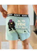 Boxer Looking At My Putt