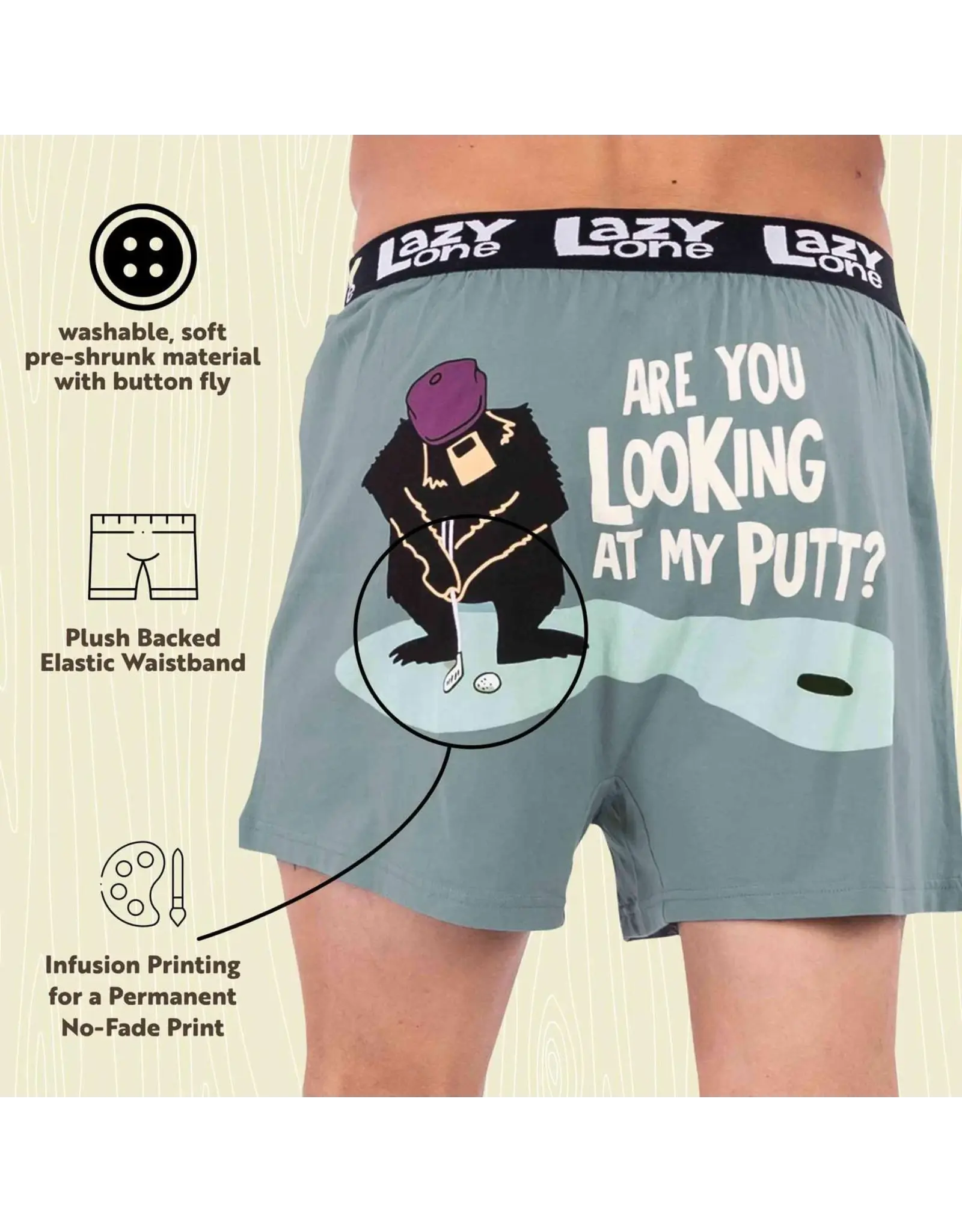 Boxer Looking At My Putt