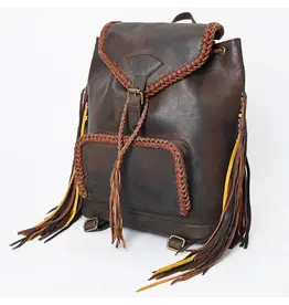 Western Leather Backpack
