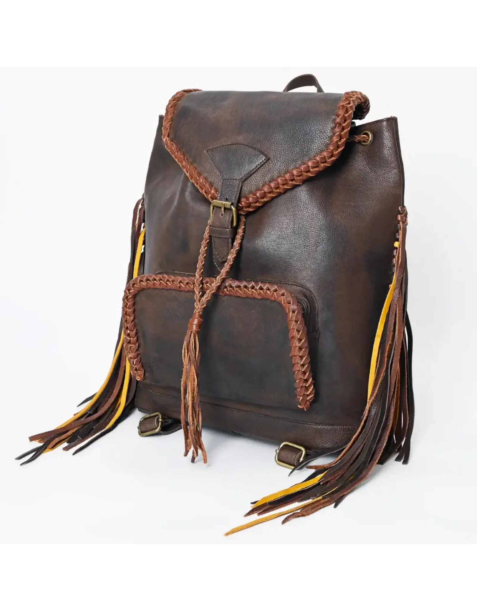 Western Leather Backpack