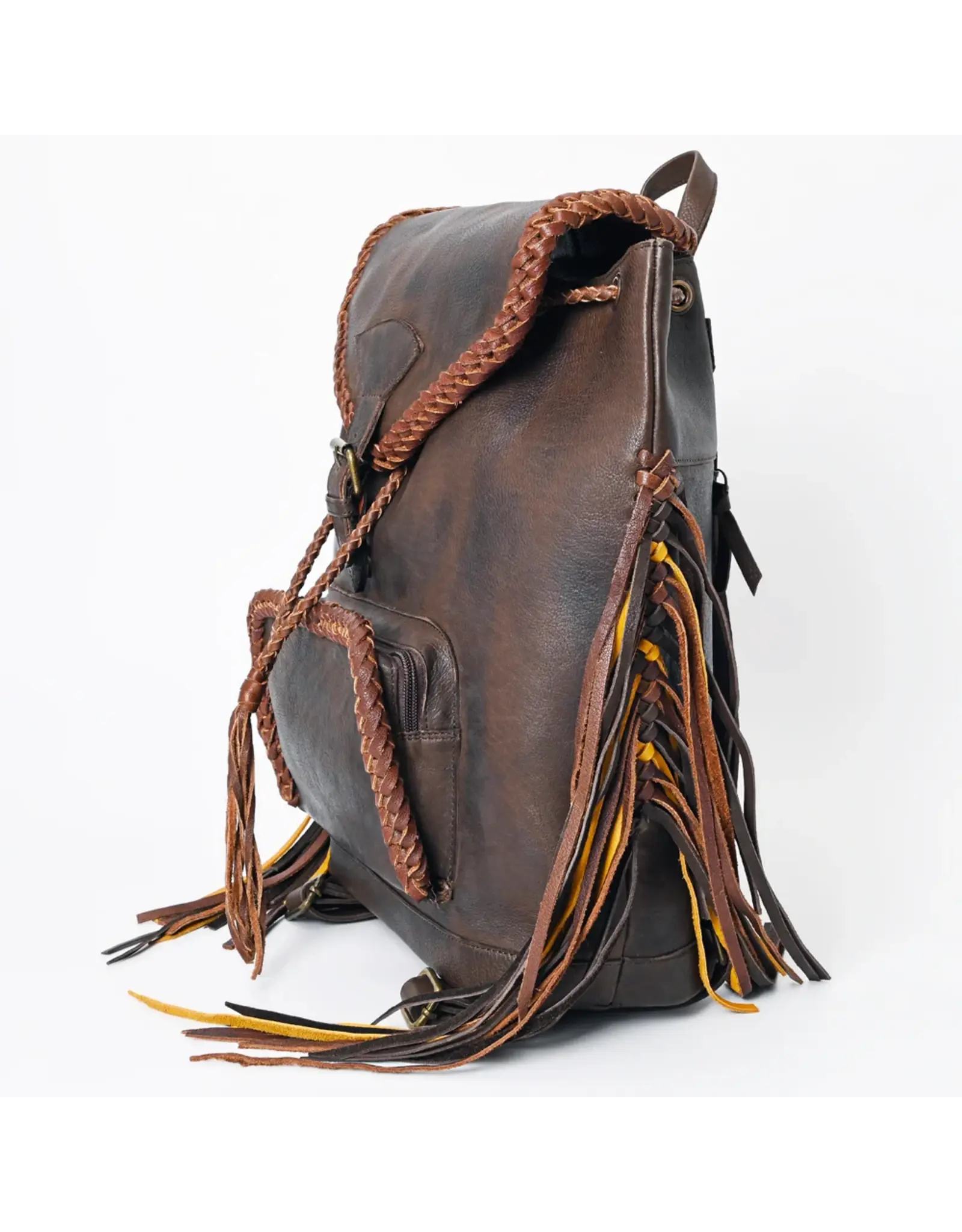 Western Leather Backpack