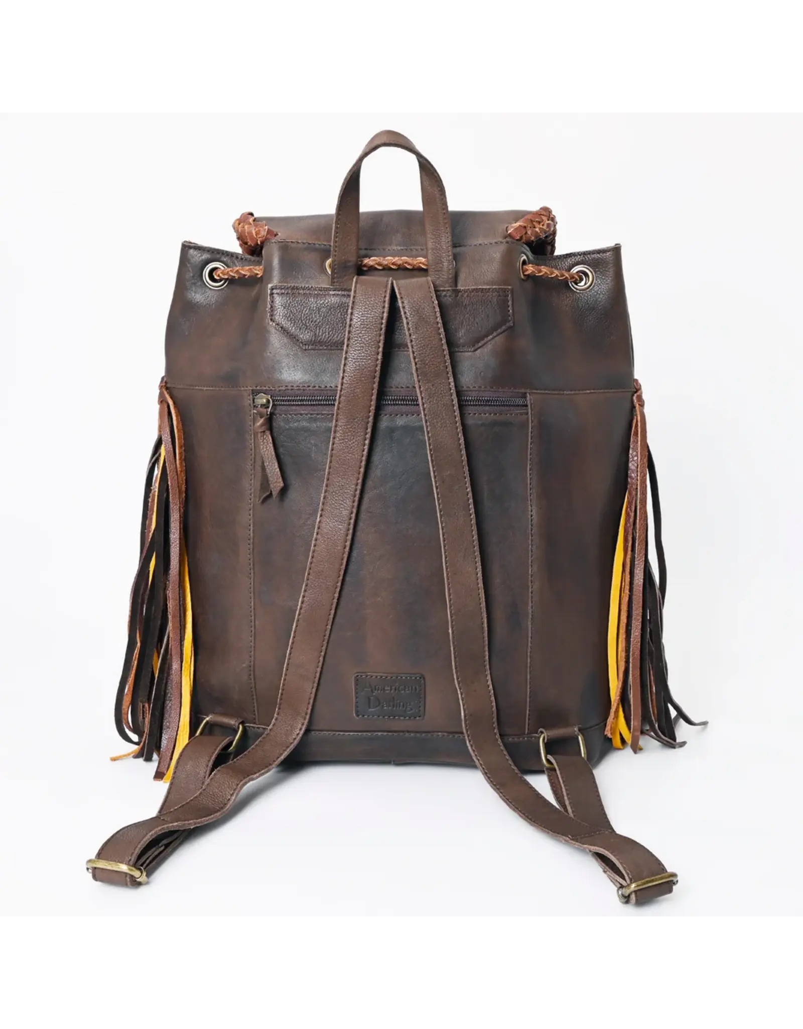 Western Leather Backpack
