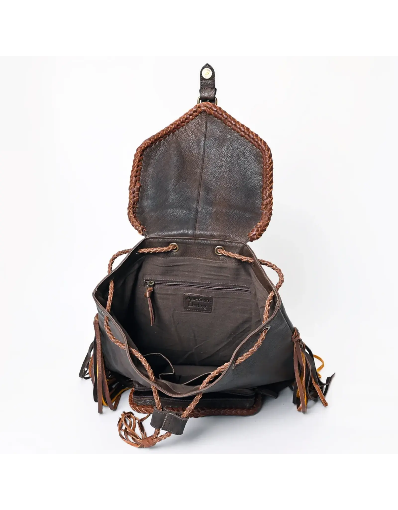 Western Leather Backpack