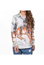 Western Bronc Rider Satin Cotton Shirt