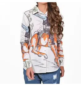Western Bronc Rider Satin Cotton Shirt