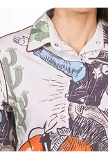 Western Bronc Rider Satin Cotton Shirt