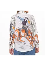 Western Bronc Rider Satin Cotton Shirt