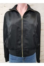 Wallace Black Bomber Jacket