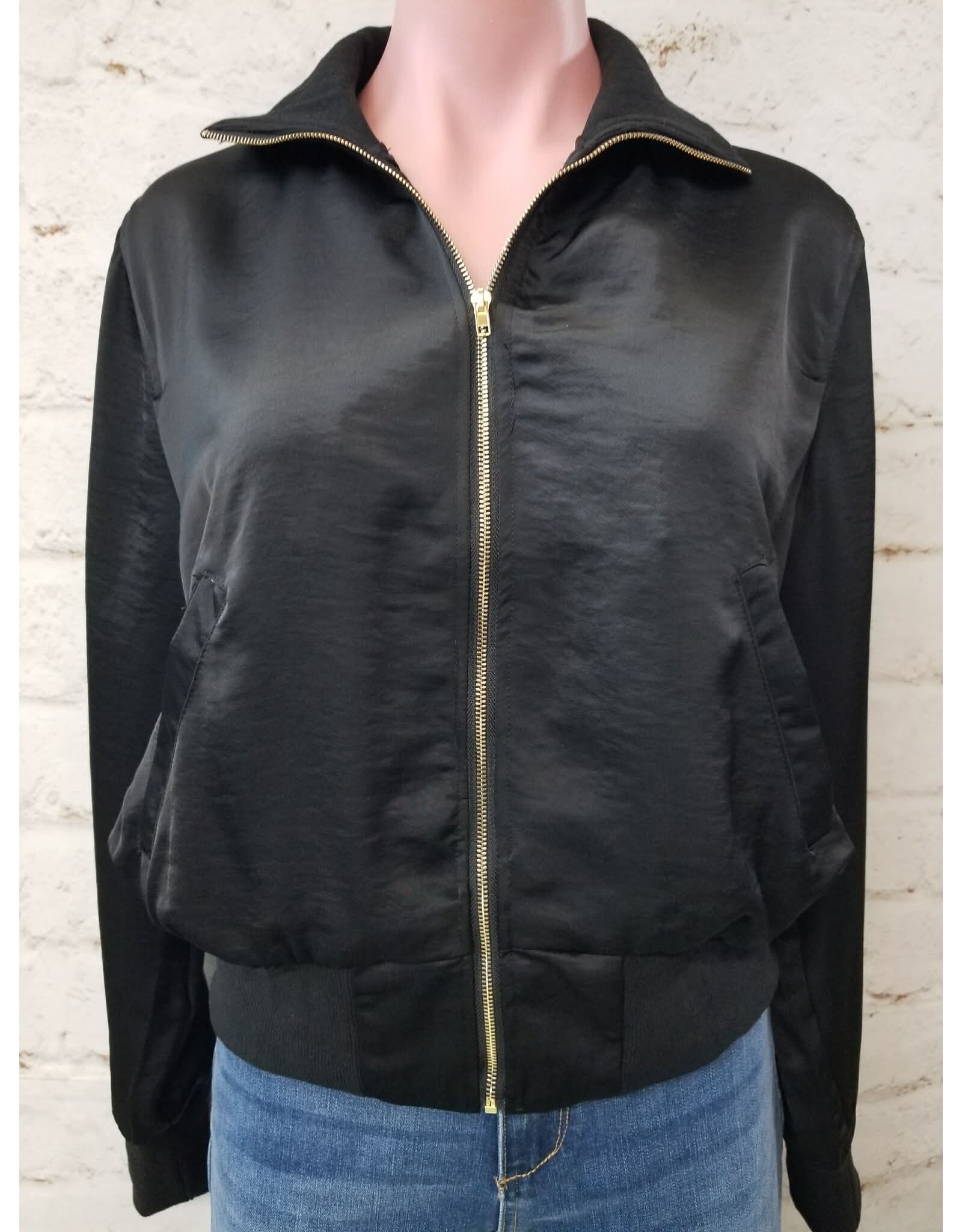 Wallace Black Bomber Jacket