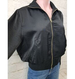 Wallace Black Bomber Jacket