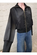 Wallace Black Bomber Jacket