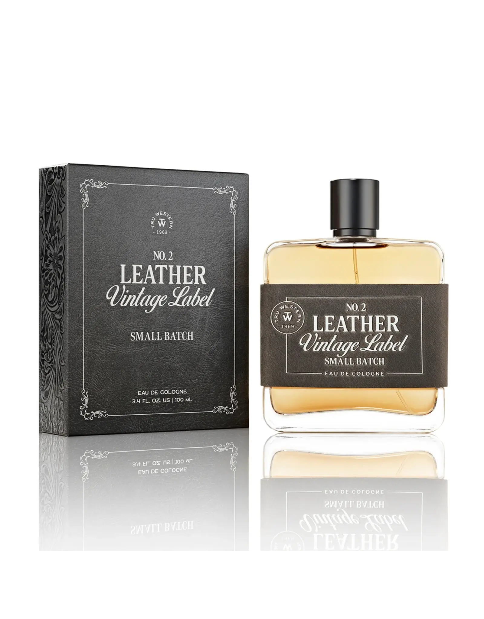 No. 2 Leather Vintage Label Small Batch Cologne