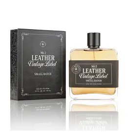 No. 2 Leather Vintage Label Small Batch Cologne