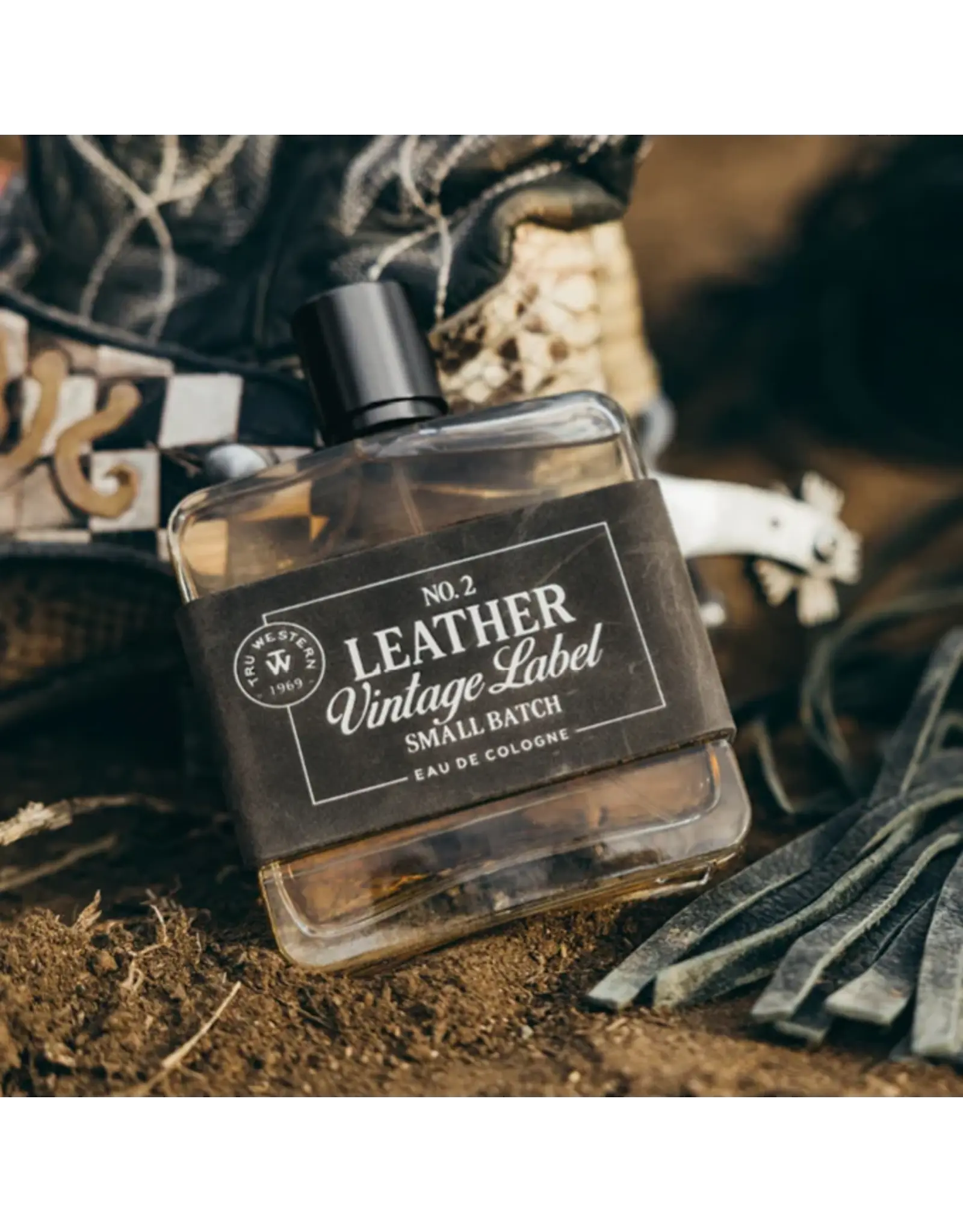 No. 2 Leather Vintage Label Small Batch Cologne