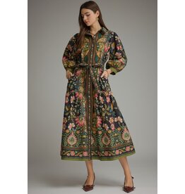 Violetta Black Floral Dress