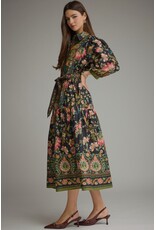 Violetta Black Floral Dress