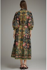 Violetta Black Floral Dress