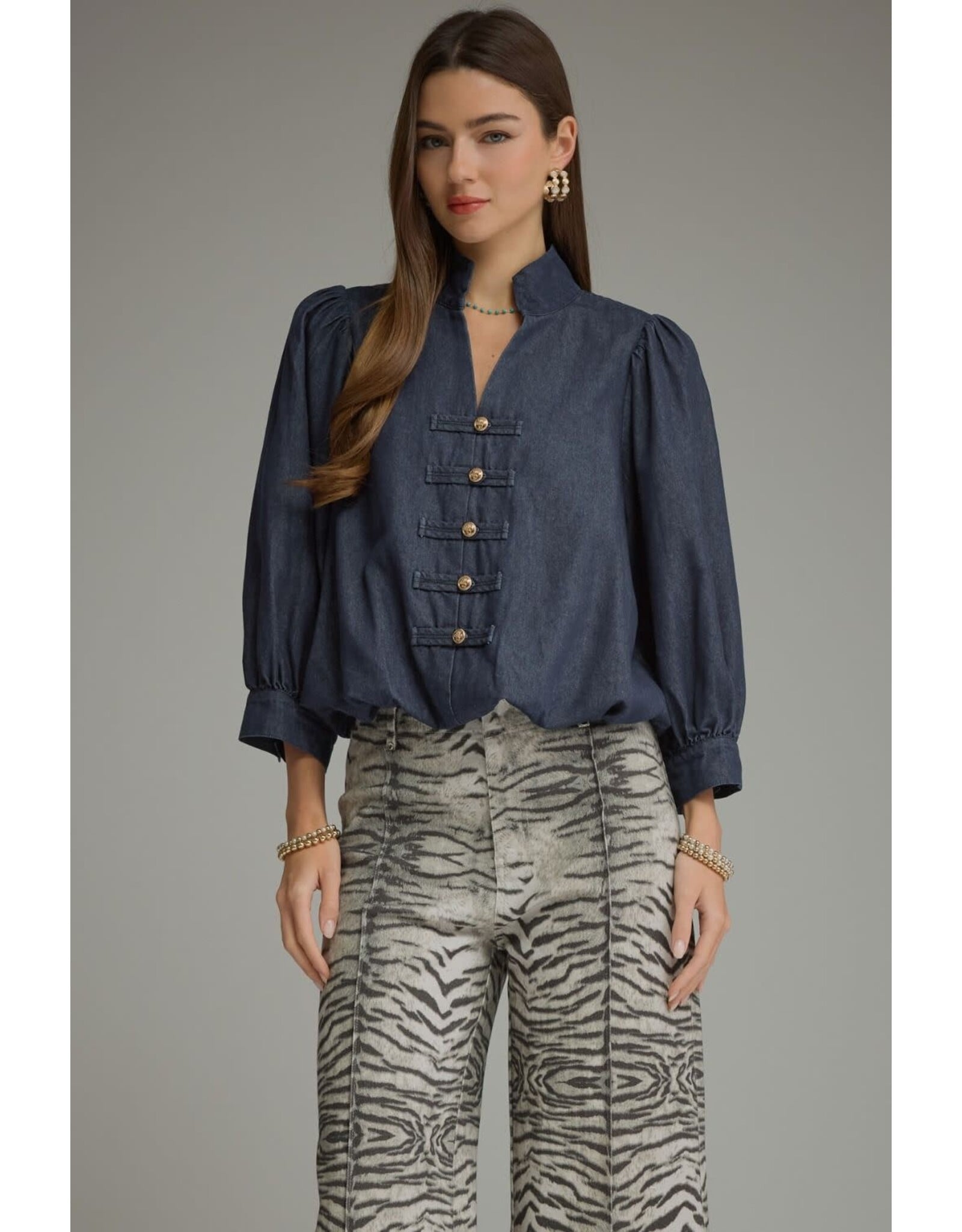 Venice Denim Blouse