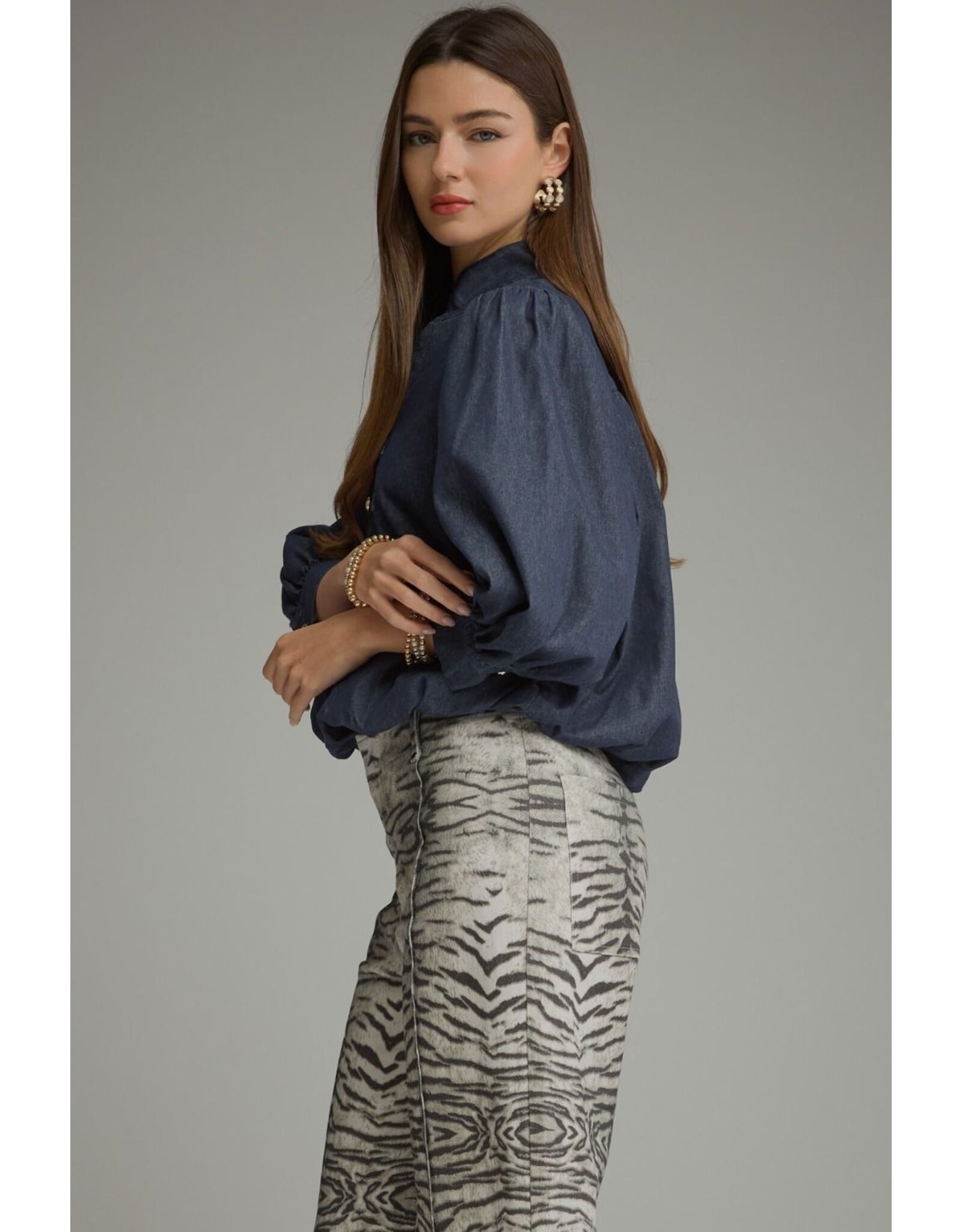 Venice Denim Blouse