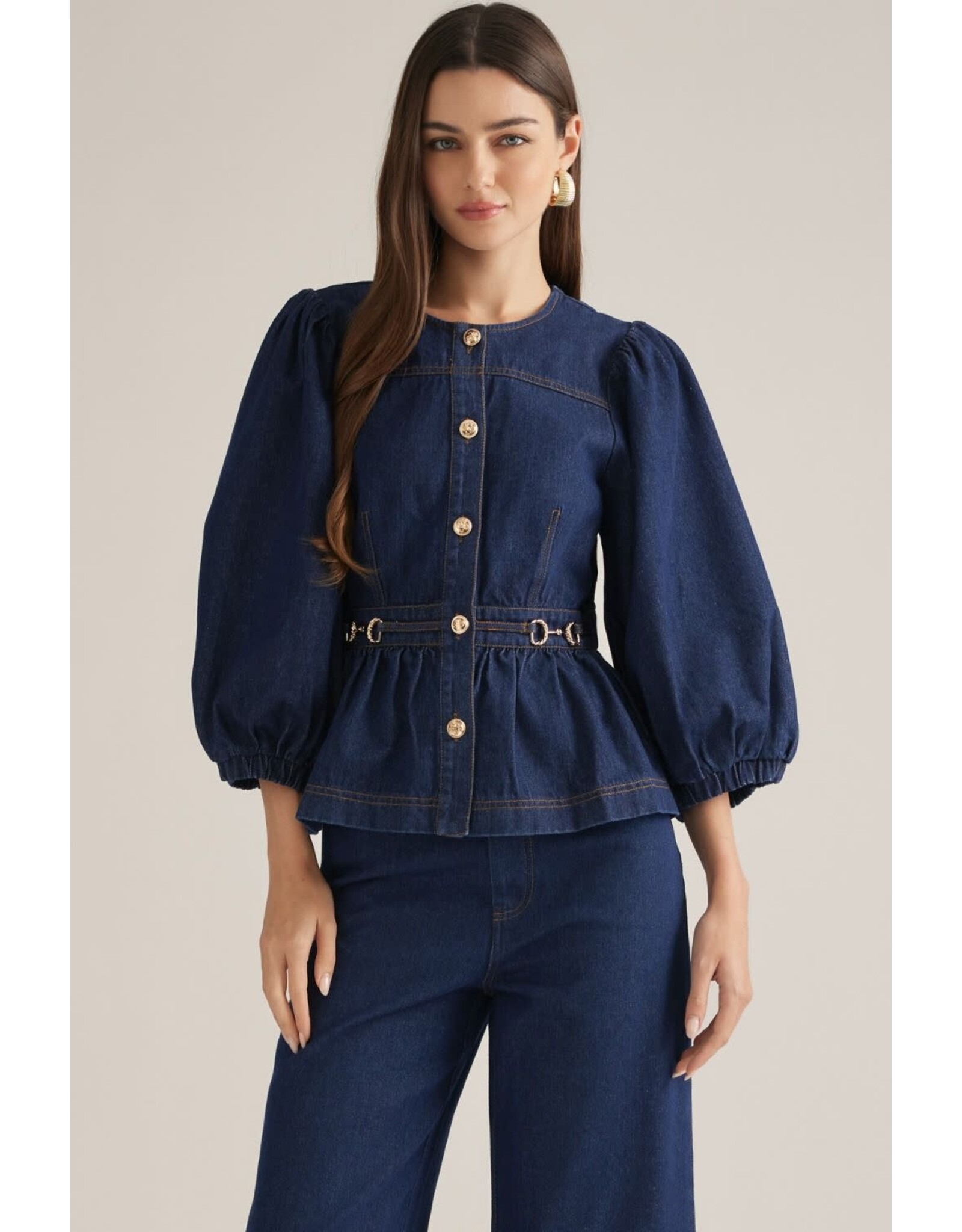 Valencia Denim Blouse