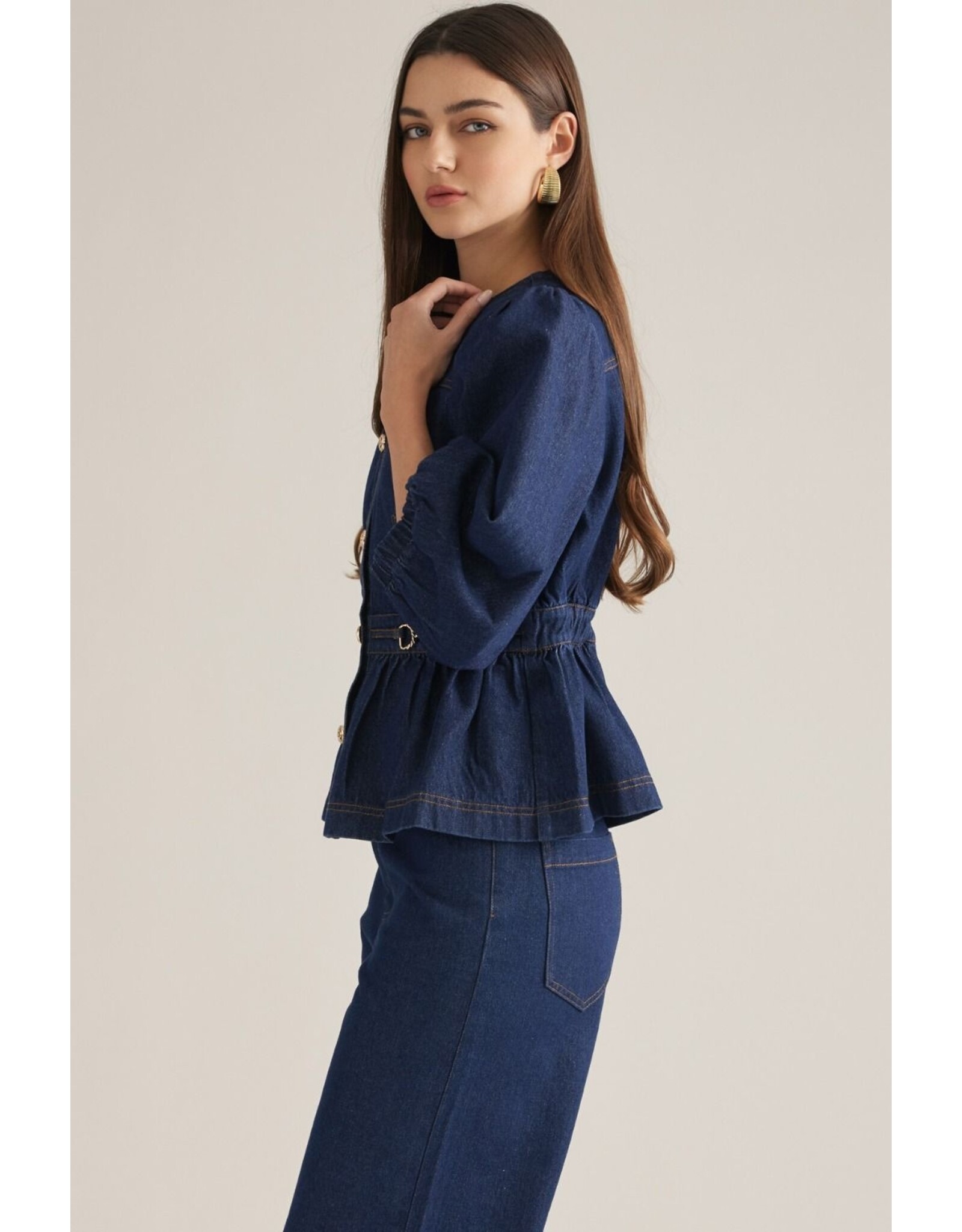 Valencia Denim Blouse