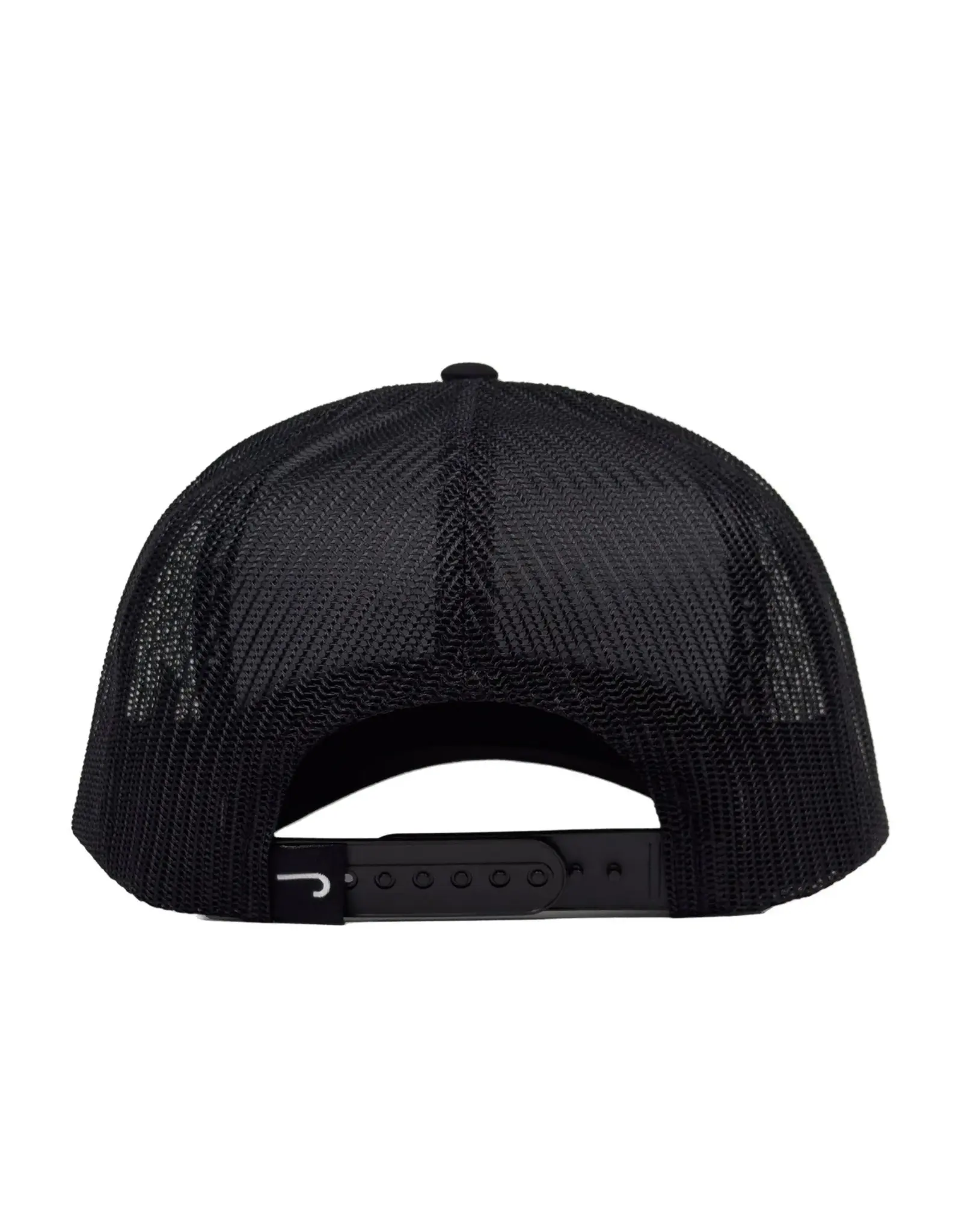 Lazy J Black Pure Bred High Profile Curved Bill Trucker Hat