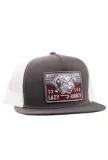 Lazy J Ranch Grey & White Red Rock Classic Five Panel Trucker Hat