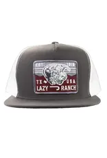 Lazy J Ranch Grey & White Red Rock Classic Five Panel Trucker Hat
