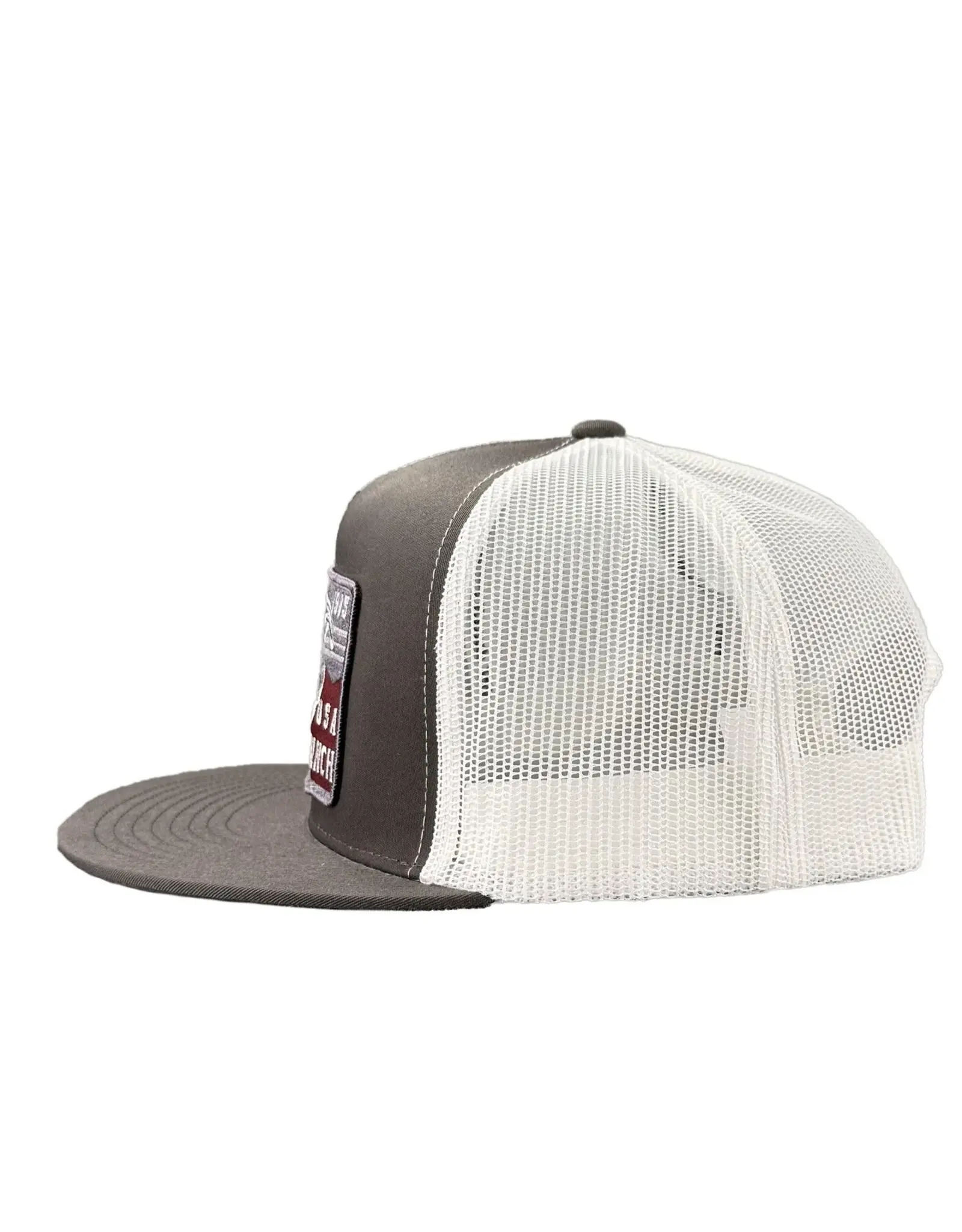 Lazy J Ranch Grey & White Red Rock Classic Five Panel Trucker Hat