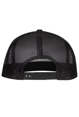 Lazy J Ranch Black Red Ranch Classic Five Panel Trucker Hat