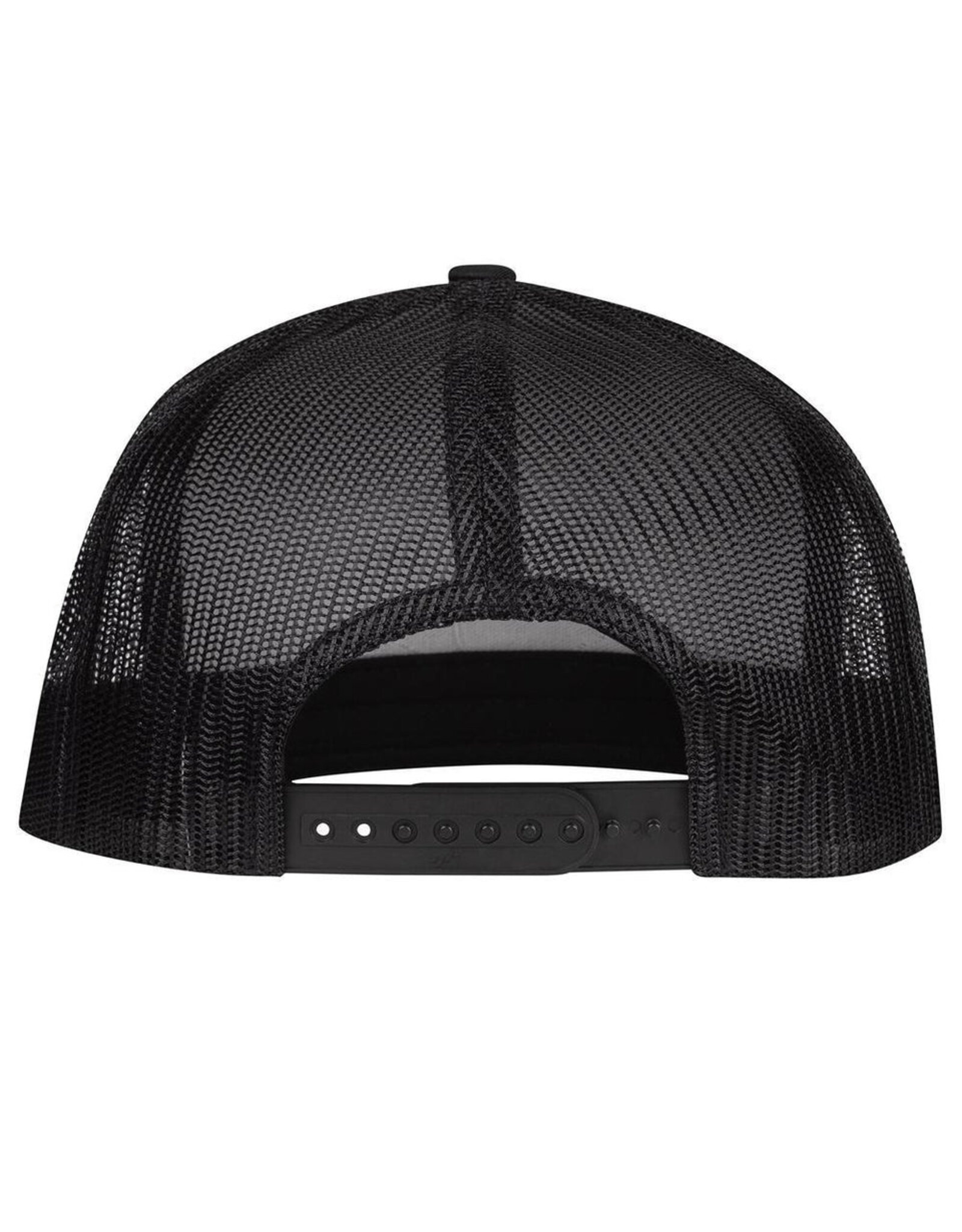 Lazy J Ranch Black Red Ranch Classic Five Panel Trucker Hat